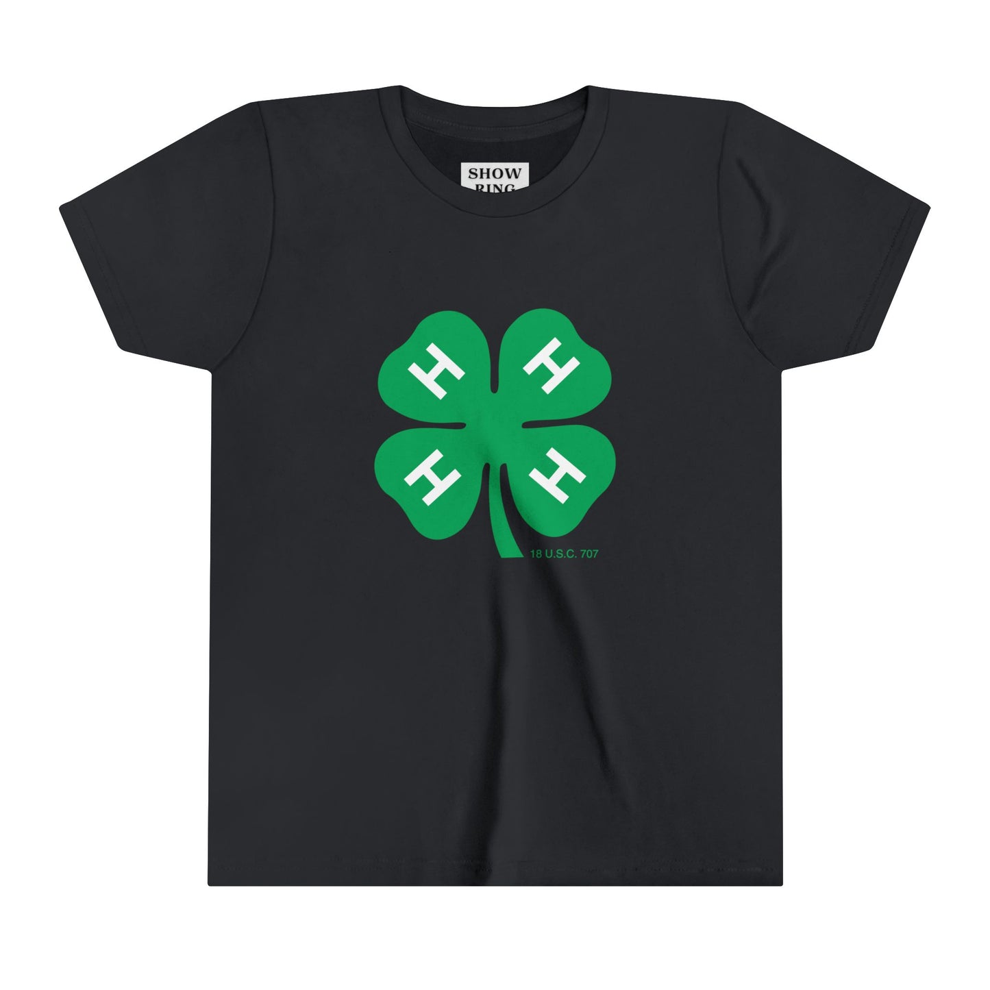 Youth Short Sleeve Tee With 4-H Logo