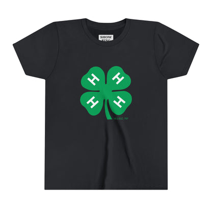 Youth Short Sleeve Tee With 4-H Logo