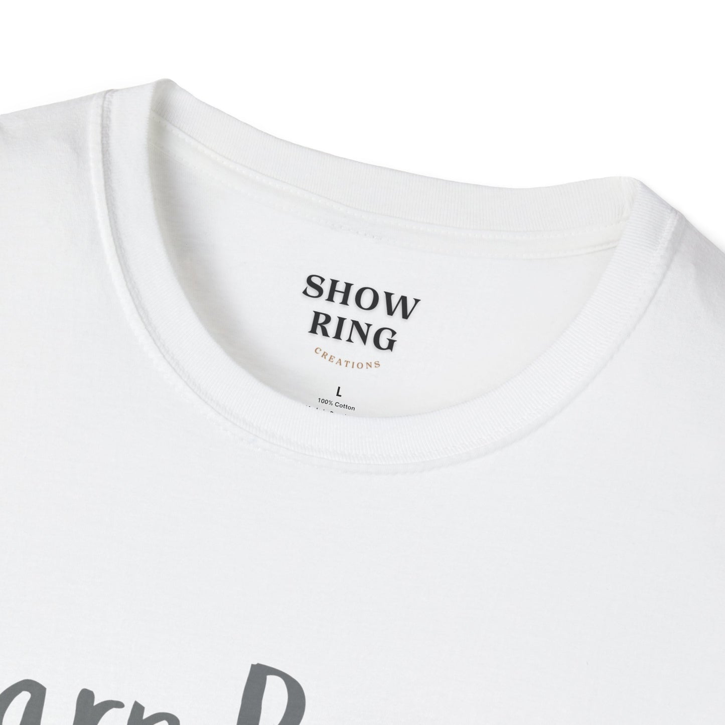 Barn Raised 100% Pure Country, Unisex Softstyle T-Shirt - Country Vibe, Farm Life, Casual Wear, Gift for Farmers, Rustic Style