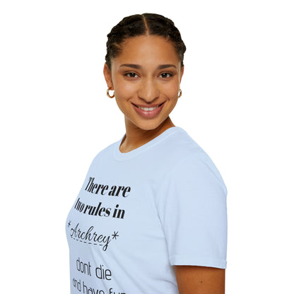 Two Rules Of Archery:  Unisex Softstyle T-Shirt for Men, Women and Children