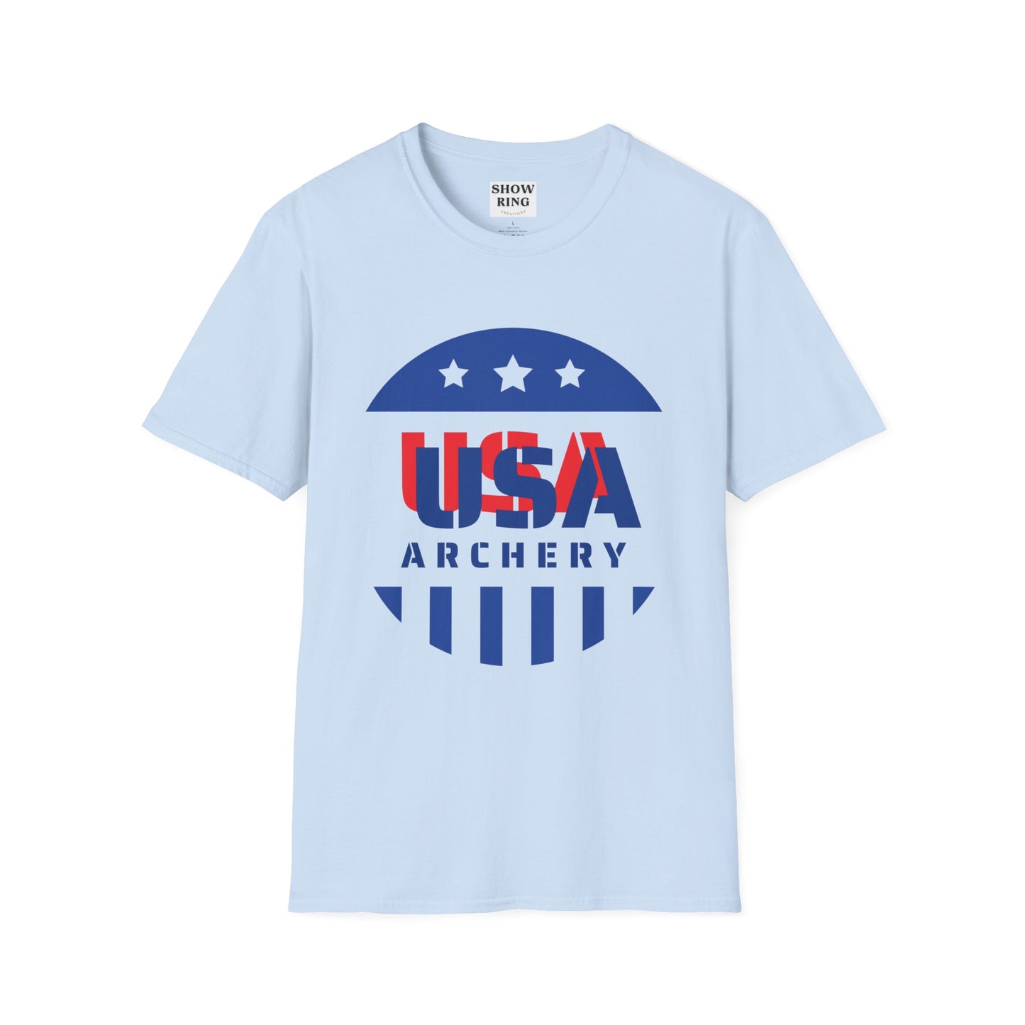 USA Archery Tee: Unisex Softstyle T-Shirt for Men, Women and Kids