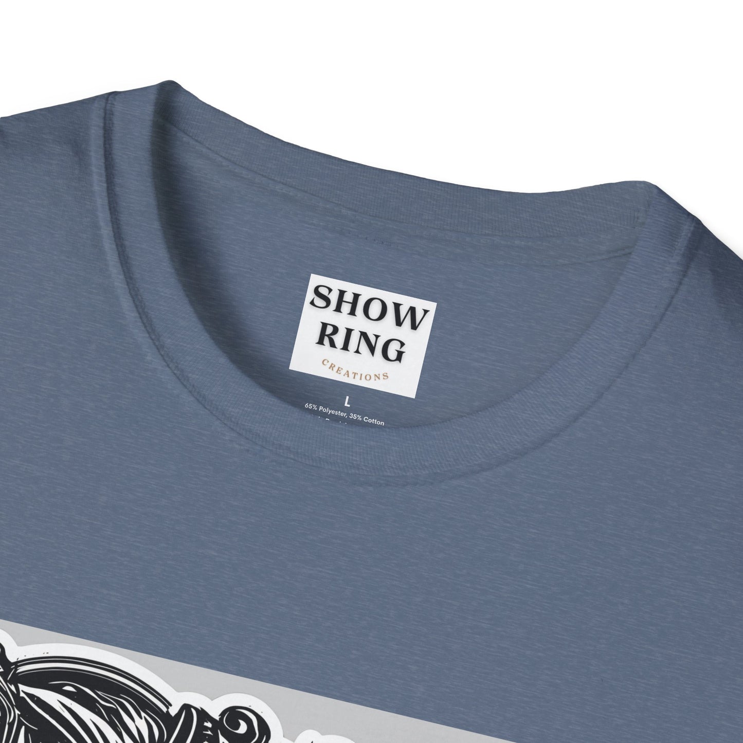 Horse Without Rider for FFA and 4-H Equestrian Teams:  Unisex Softstyle T-Shirt for Men, Women & Kids