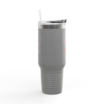 Texas Youth Preparedness Initiative - My PI:  40oz Insulated Travel Mug with Custom Design - For Coffee Lovers, Road Trips, Gifts