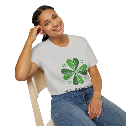 4-H Motto Tee - Unisex Soft style T-Shirt for Men and Women