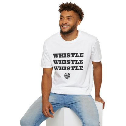Archers Know:  Whistle, Whistle, Whistle - Unisex Softstyle T-Shirt for Men, Women & Kids