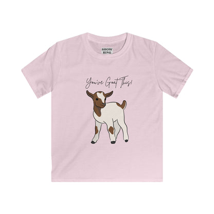 KIDS SIZED: Cute Kids Goat Tee, Animal Lover Gift, Birthday Present, Farm Life Apparel, Fun Tees for Children, You've Goat This Phrase