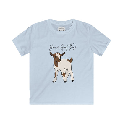 KIDS SIZED: Cute Kids Goat Tee, Animal Lover Gift, Birthday Present, Farm Life Apparel, Fun Tees for Children, You've Goat This Phrase