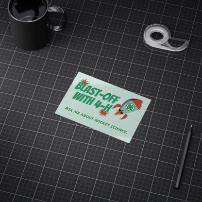 Rocket Science Unframed Prints, Educational Decor, 4-H Artwork, Science Classroom Art, STEM Gifts