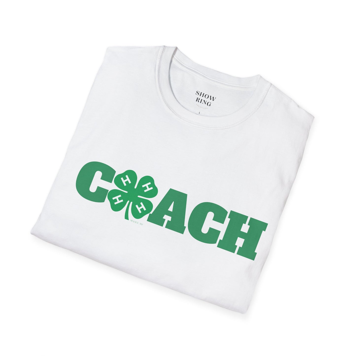 4-H Coach Shirt Unisex Soft style T-Shirt for Men and Women