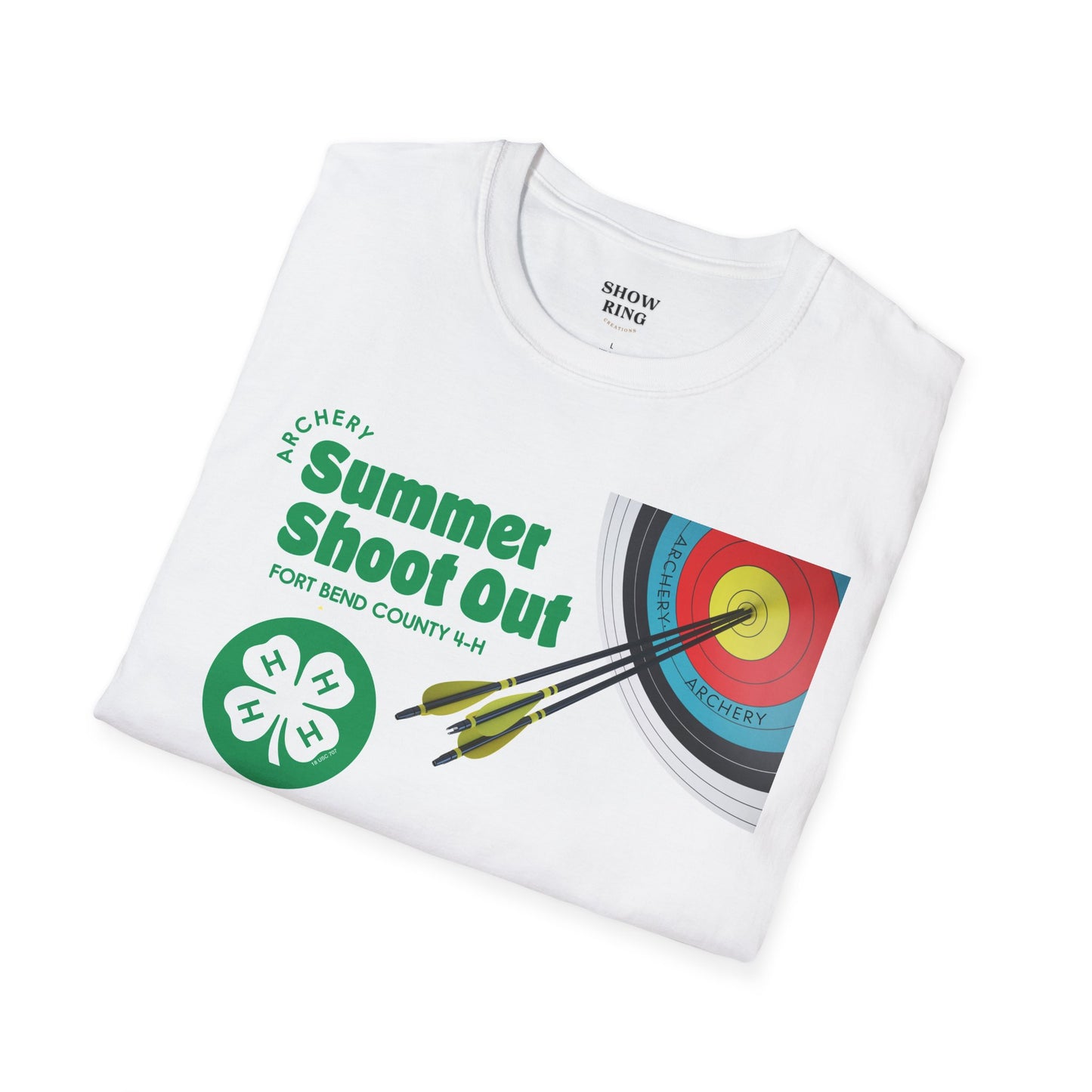 Archery Summer Shoot Out Commemorative Tee, Unisex Softstyle T-Shirt for Men, Women and Kids