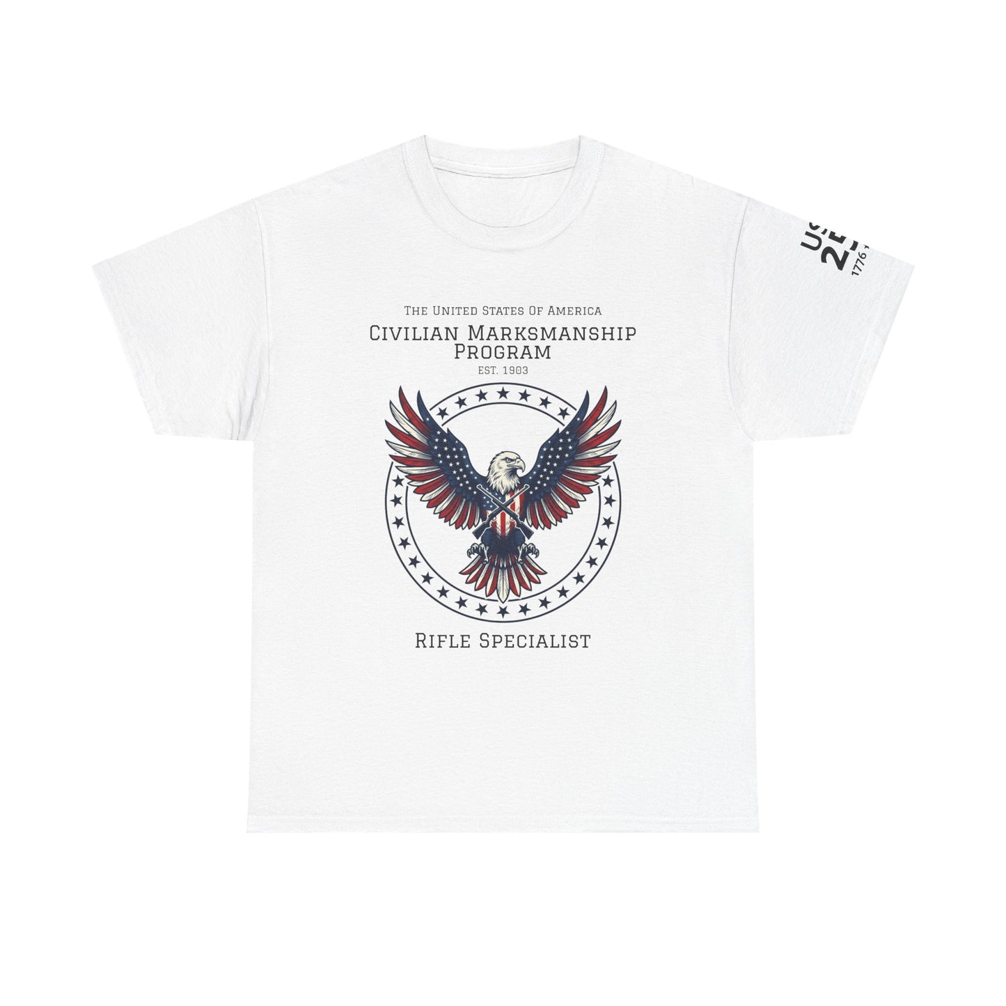 Civilian Marksmanship Program Eagle Tee — Rifle Specialist - Patriotic T-Shirt