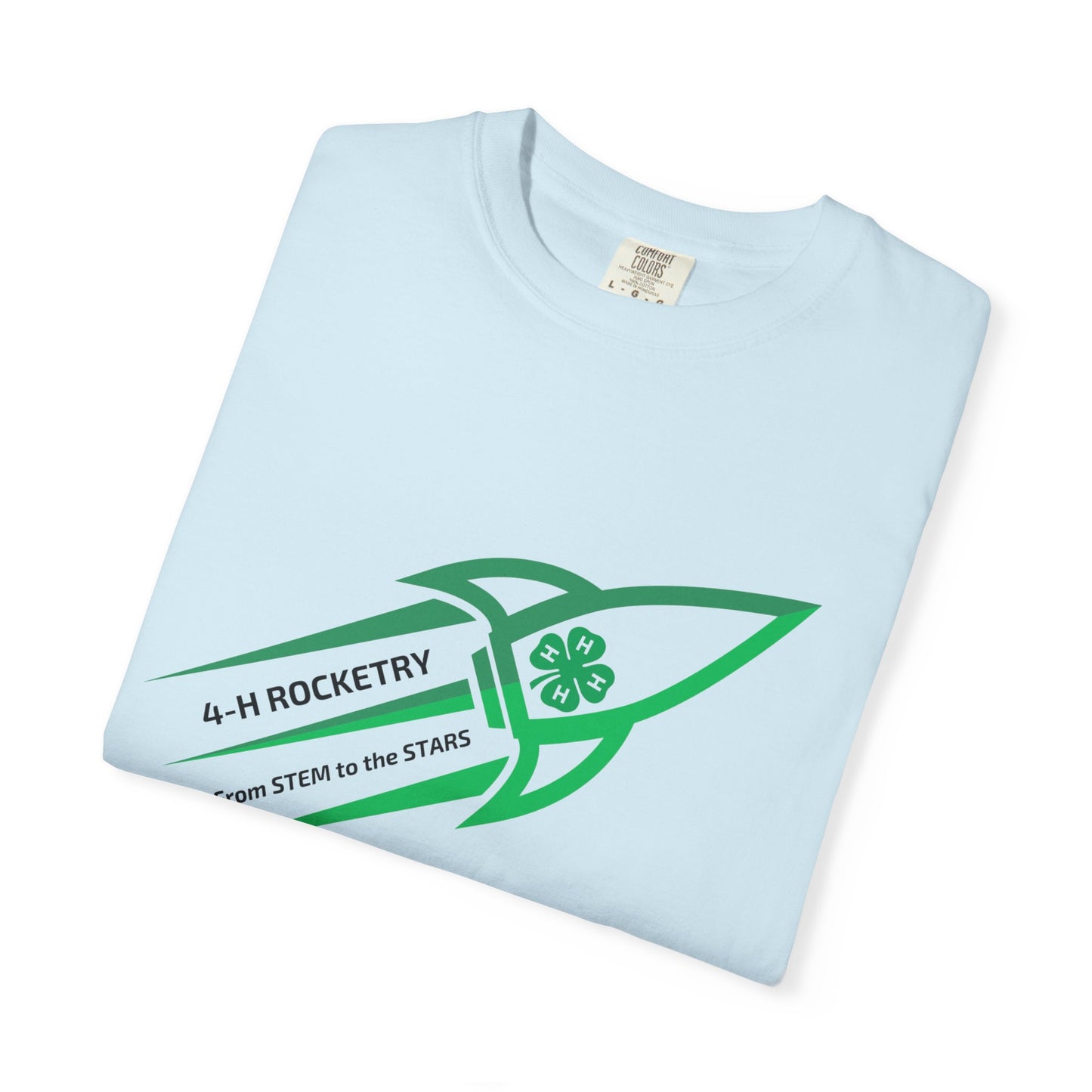 Adult, Rocket-Themed Unisex T-Shirt | From Stem to the Stars, 4-H Rocketry Shirt