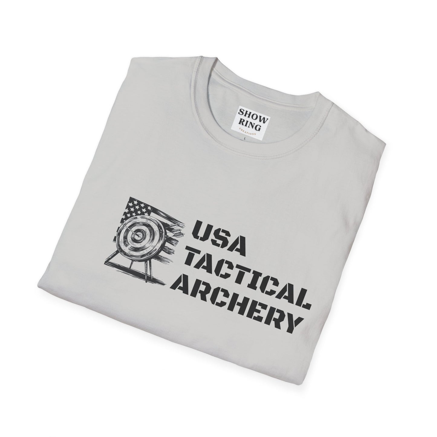 USA Tactical Archery Shirt - Unisex Softstyle T-Shirt for Men, Women, and Children