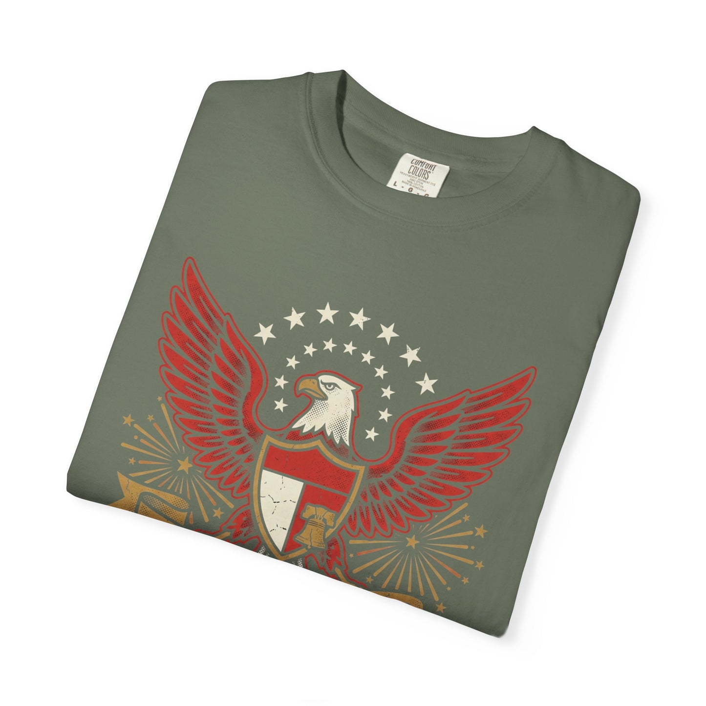 Eagle Crest '250 Years of Freedom'  | Patriotic Eagle USA 1776–2026 Dark Vintage T-Shirt