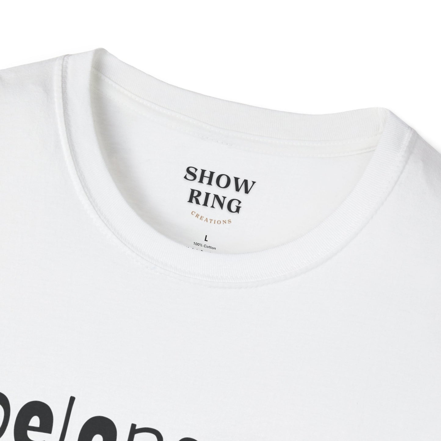 I Belong in the Barn Unisex Softstyle T-Shirt, Farm Life Tee, Animal Lover Gift, Casual Wear, Unique Graphic Top