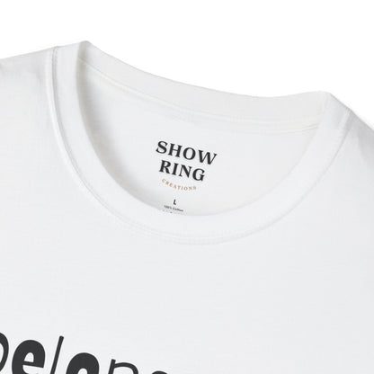 I Belong in the Barn Unisex Softstyle T-Shirt, Farm Life Tee, Animal Lover Gift, Casual Wear, Unique Graphic Top