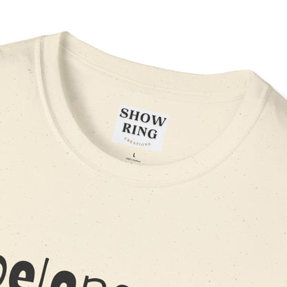 I Belong in the Barn Unisex Softstyle T-Shirt, Farm Life Tee, Animal Lover Gift, Casual Wear, Unique Graphic Top