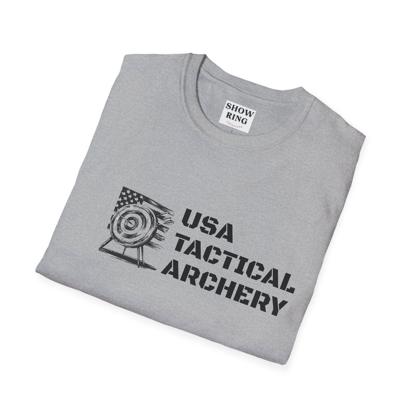 USA Tactical Archery Shirt - Unisex Softstyle T-Shirt for Men, Women, and Children