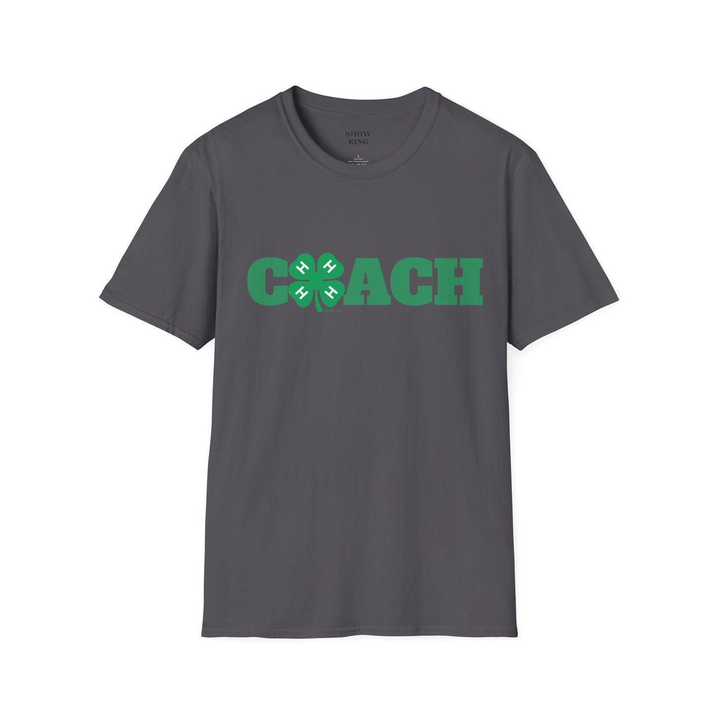 4-H Coach Shirt Unisex Soft style T-Shirt for Men and Women