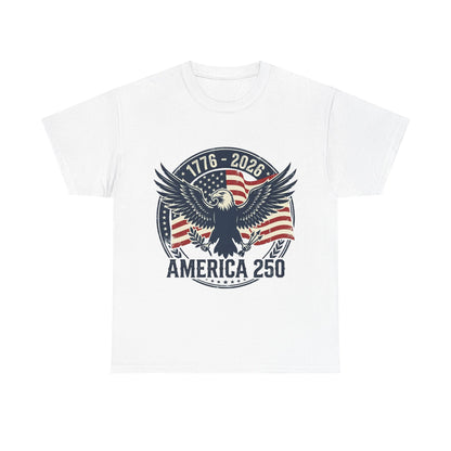 America 250 Vintage Eagle T-Shirt | 1776–2026 Patriotic 4th of July Shirt | USA 250th Anniversary Graphic Tee