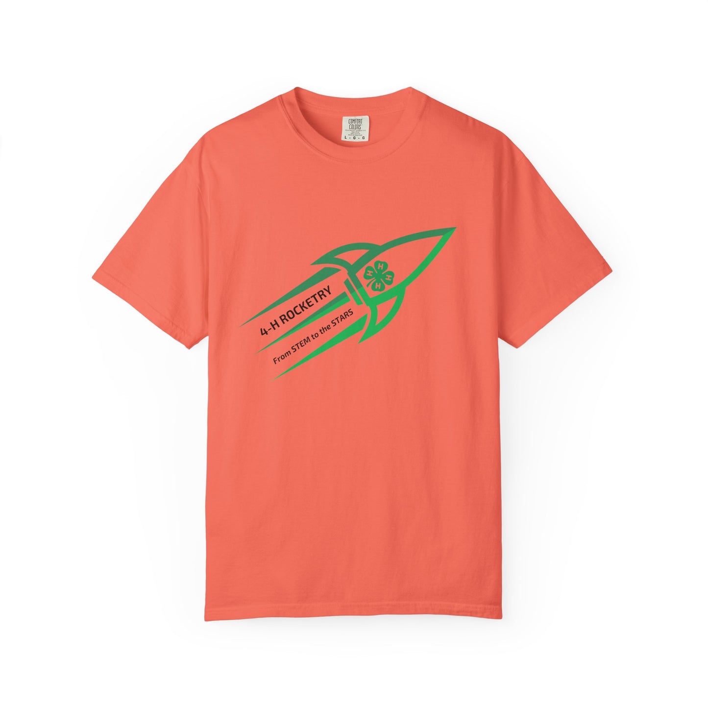 Adult, Rocket-Themed Unisex T-Shirt | From Stem to the Stars, 4-H Rocketry Shirt