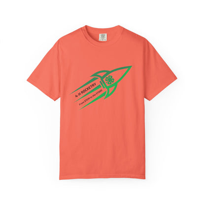Adult, Rocket-Themed Unisex T-Shirt | From Stem to the Stars, 4-H Rocketry Shirt