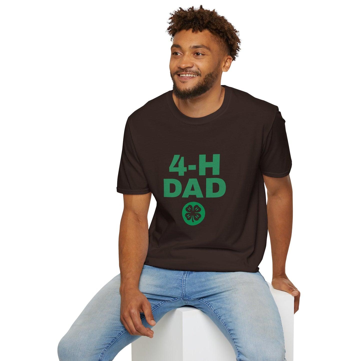 4-H Dad's Shirt - Unisex Softstyle T-Shirt